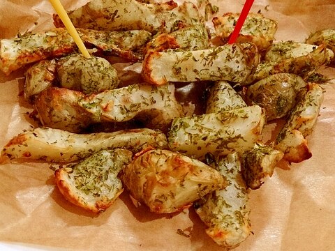 【糖質制限】菊芋でガーリック海苔塩ポテト